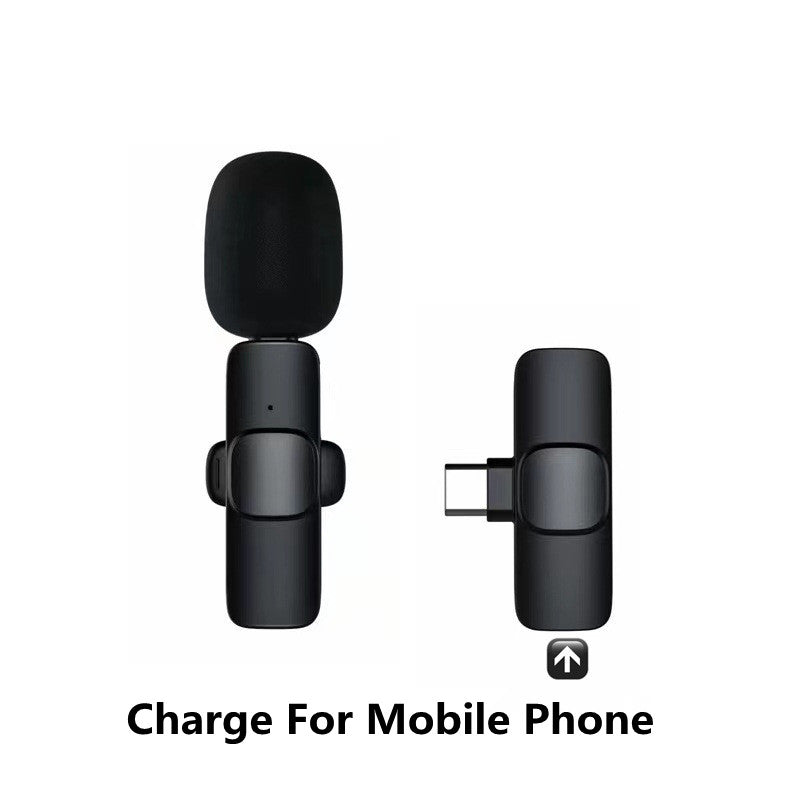 🎤Wireless Lavalier Microphone Portable Audio Video Recording Mini Mic For IPhone Android Long Battery Life Live Broadcast Gaming - Vortex Trends