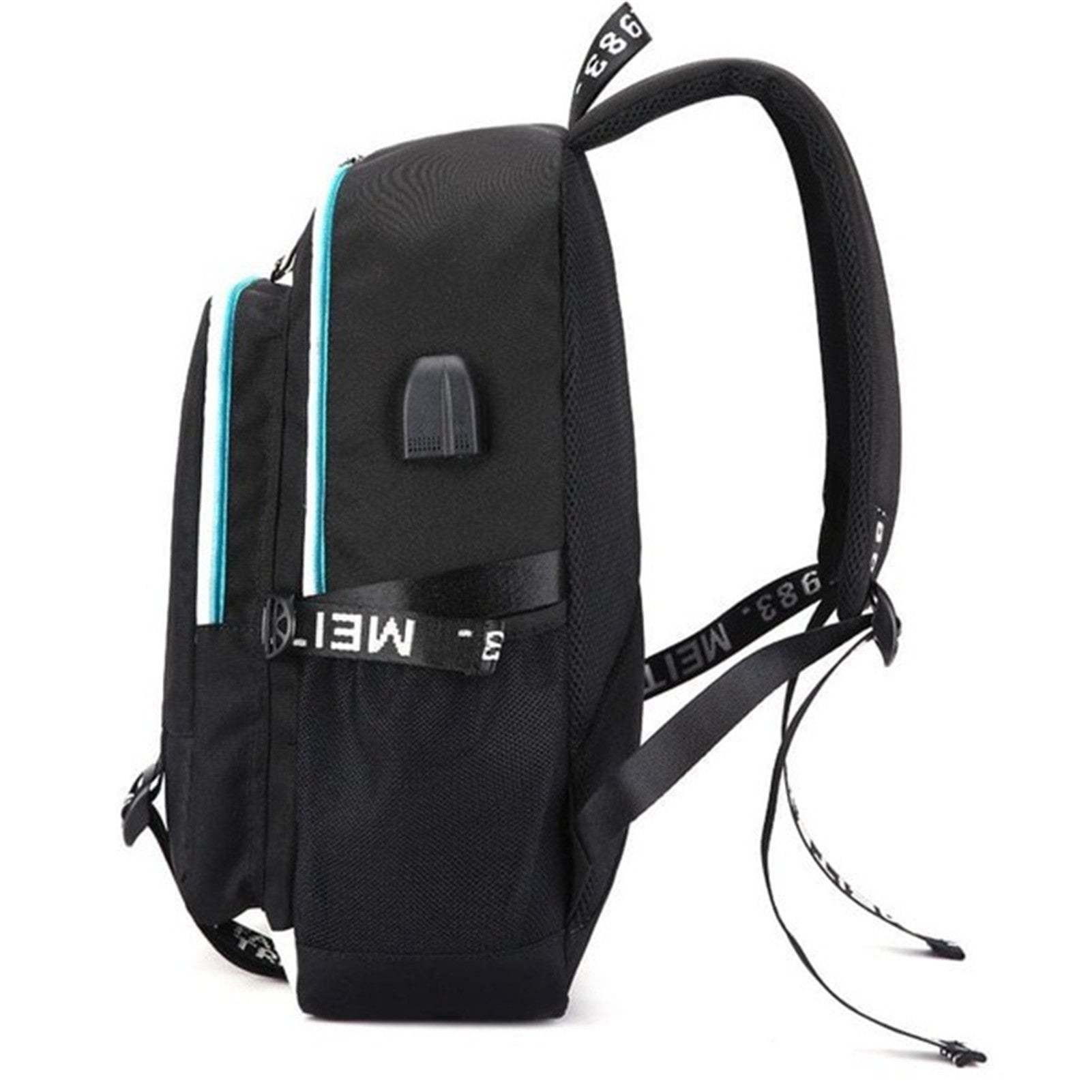 🎒Ride The Bike Down World Of Stranger Backpack | Dream Of Exploring Things | Laptop Daypack With USB | Charging Sport Bag - Vortex Trends