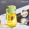 Oil Sprayer Dispenser For Cooking BBQ 2 In 1 Glass Oil/Vinegar/Soy Sauce Spray Kitchen Oil Bottle - 470ML