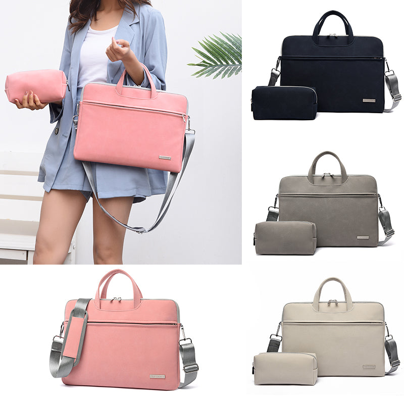 PU Leather Women Laptop Bags Notebook Carrying Bag - Vortex Trends