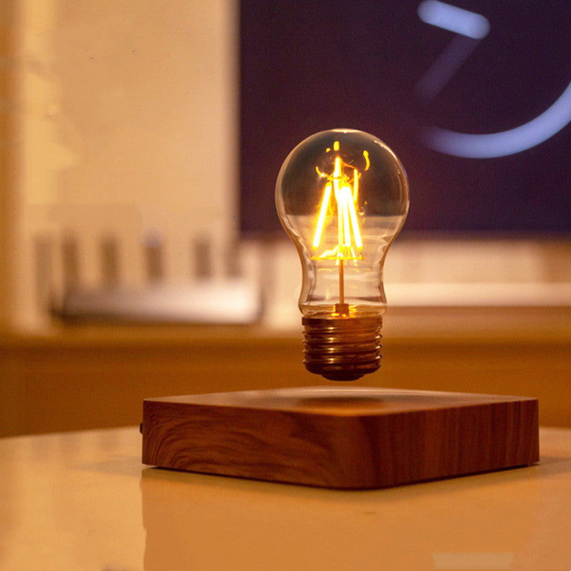 Creative Minimal Self-rotating Wireless Powered Maglev Bulb - Vortex Trends