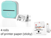 Portable Mini Thermal Label/Price Tag Printer | Photo Printer with Bluetooth