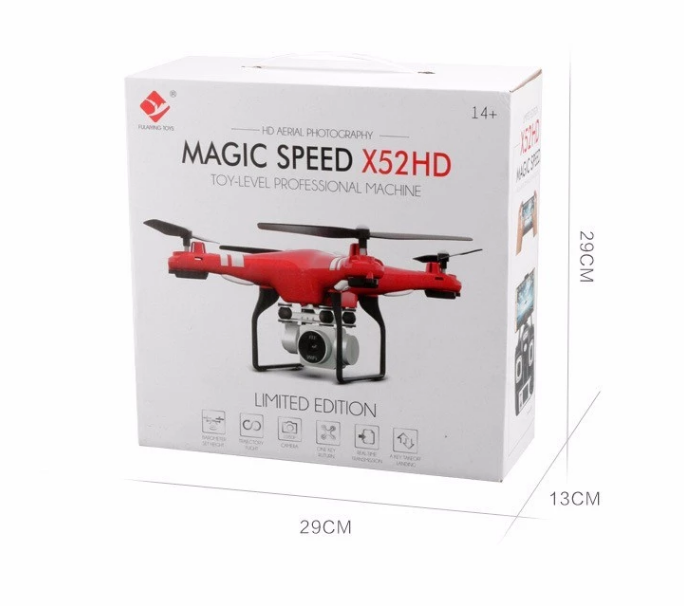 X52 RC drone with Altitude Hold 1080P 5MP HD Camera Quadcopter RC Drone 2MP WiF VS Phantom 3 Standard Syma X8HG - Vortex Trends