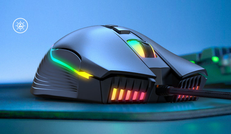 Gaming gaming mouse seven-speed DPI adjustable RGB light - Vortex Trends