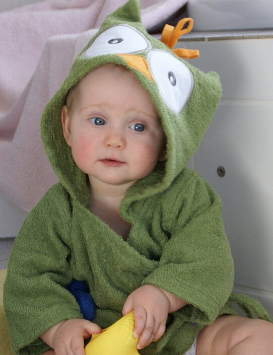 Cartoon Cute Animal Modeling Baby Bath Towels Baby Bathrobes Cotton Children's Bathrobes Baby Hooded - Vortex Trends