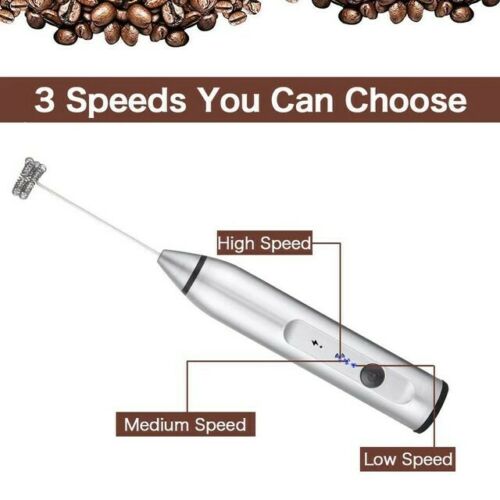 🚀Milk Frother Electric Egg Beater | USB Charging Mixer for Coffee Drink Portable | Automatic Egg Beater USB Charging Mixer - Vortex Trends