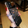 European And American Punk Gradient Rhinestone Makeup Mirror Phone Case - Vortex Trends