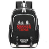 🎒Ride The Bike Down World Of Stranger Backpack | Dream Of Exploring Things | Laptop Daypack With USB | Charging Sport Bag - Vortex Trends