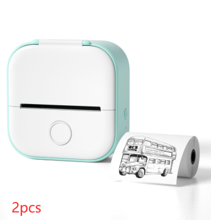 Portable Mini Thermal Label/Price Tag Printer | Photo Printer with Bluetooth