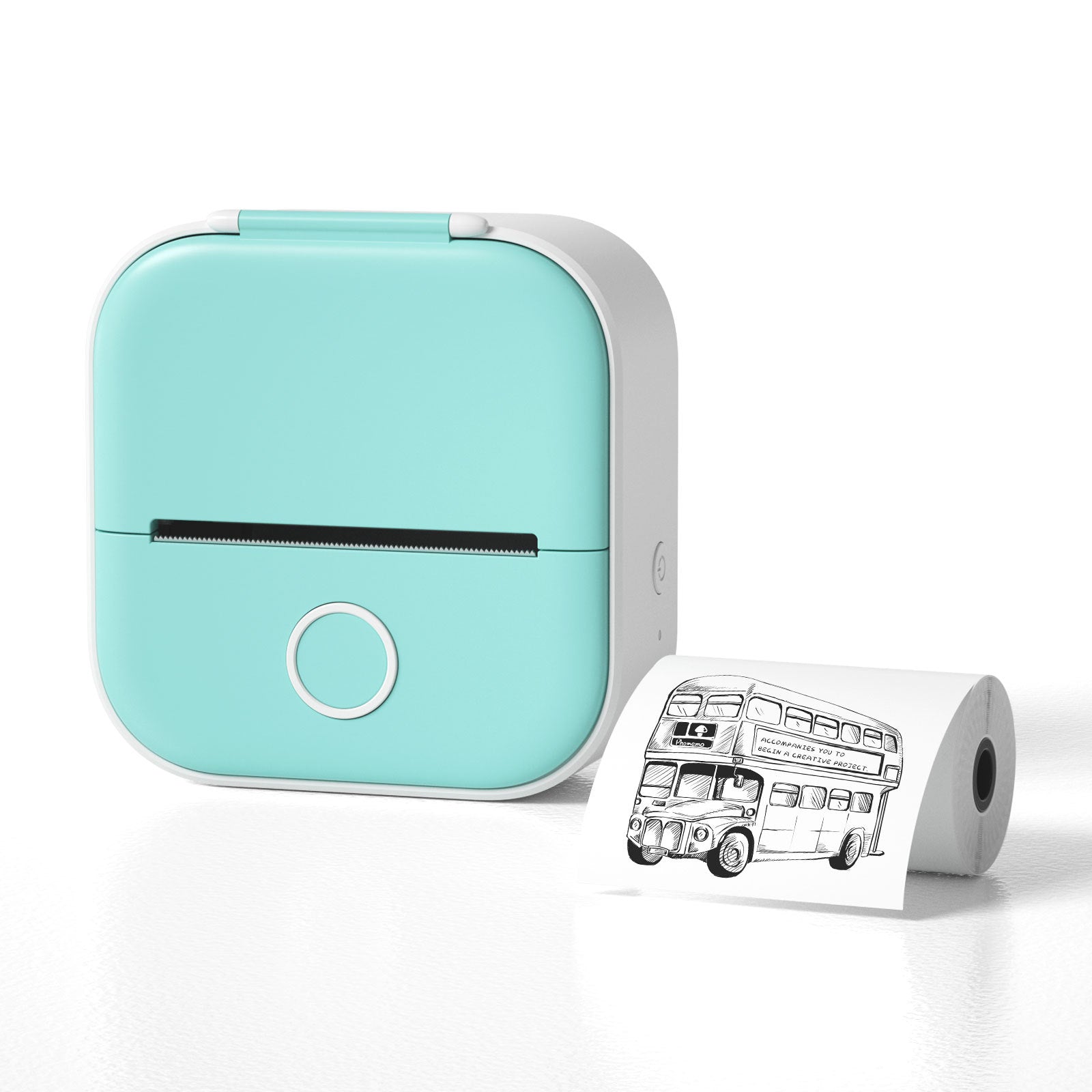 Portable Mini Thermal Label/Price Tag Printer | Photo Printer with Bluetooth