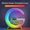 2024 Smart LED Atmosphere Lamp with Wireless Charging, Bluetooth Speaker & App Control