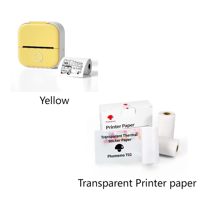 Portable Mini Thermal Label/Price Tag Printer | Photo Printer with Bluetooth