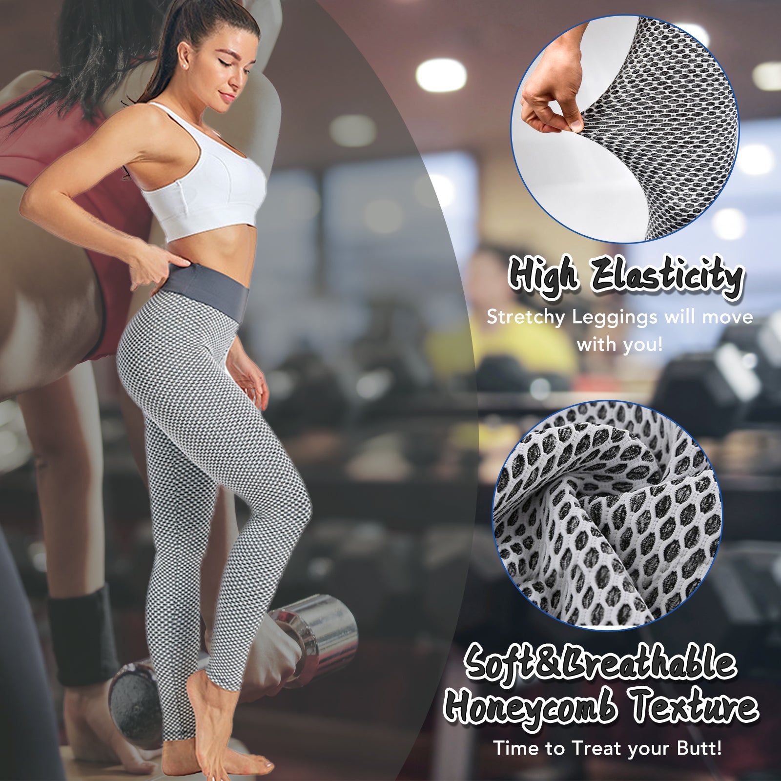 🦵TIK Tok Leggings Women Butt | Lifting Workout Tights |  Plus Size Sports | High Waist Yoga Pants - Vortex Trends