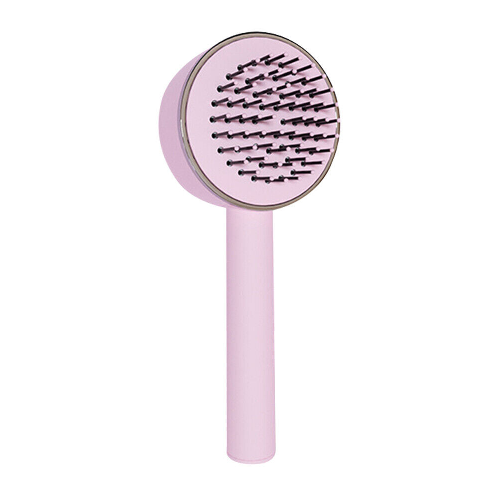 🧹3D Air Cushion Massager Brush With Retractable Bristles | Self Cleaning Hair Brush Massage | One-key Self-cleaning Hair Brush - Vortex Trends