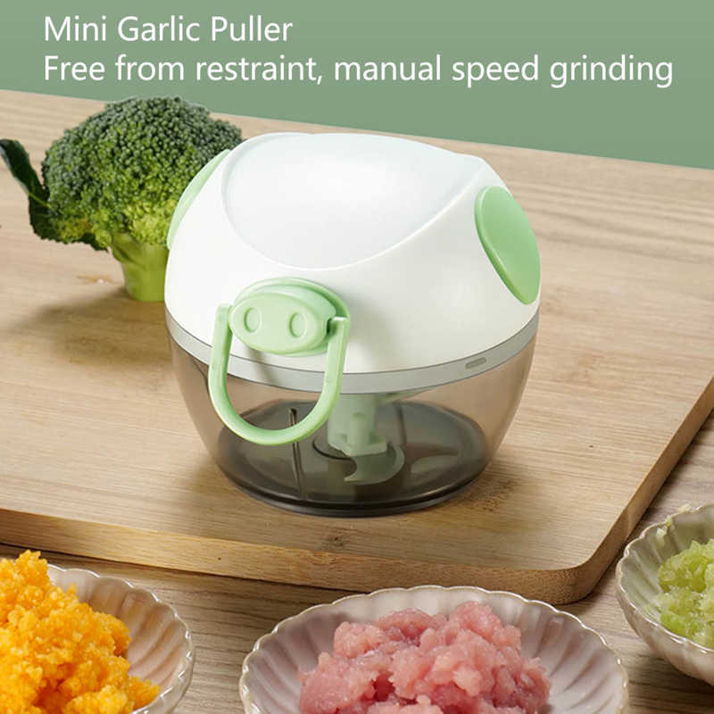 🍖Manual Meat Mincer Garlic Chopper | Rotate Garlic Press Crusher Vegetable | Onion Cutter Kitchen - Vortex Trends