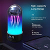 Creative 3in1 Colorful Jellyfish Lamp With Clock Luminous Portable Stereo Breathing Light Smart Decoration Bluetooth Speaker - Vortex Trends
