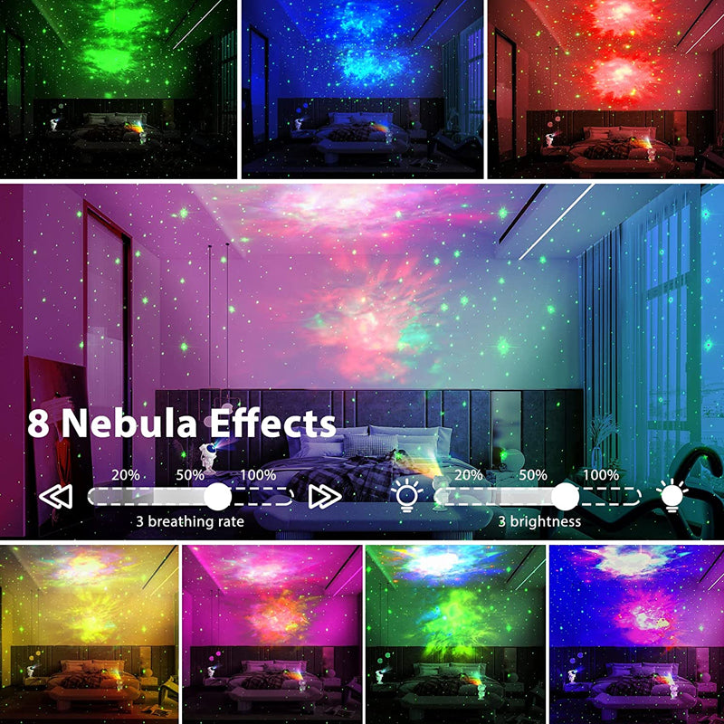 New Galaxy Projector Astronaut Starry Sky Projector Remote Control Music Laser - Vortex Trends