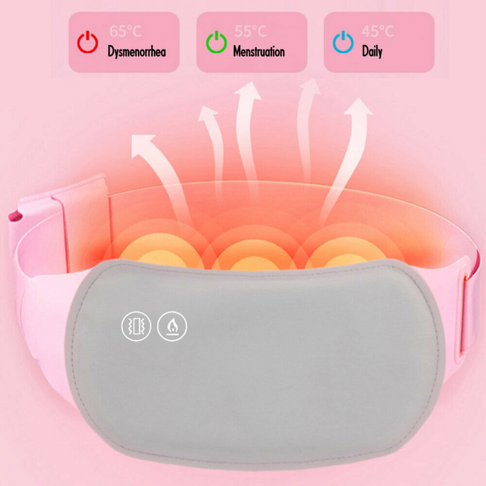 Warm Heating Vibration Electric Waist Belt Massage Menstrual Relief Period Pain - Vortex Trends