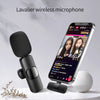 🎤Wireless Lavalier Microphone Portable Audio Video Recording Mini Mic For IPhone Android Long Battery Life Live Broadcast Gaming - Vortex Trends