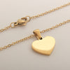 26 Letter Heart-shaped Necklace White Shell Love Clavicle Chain Fashion Personalized Necklace For Women Jewelry Valentine's Day