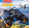 Binoculars 60X60 Powerful Telescope 160000m High Definition For Camping Hiking Full Optical Glass Low Light Night Vision - Vortex Trends