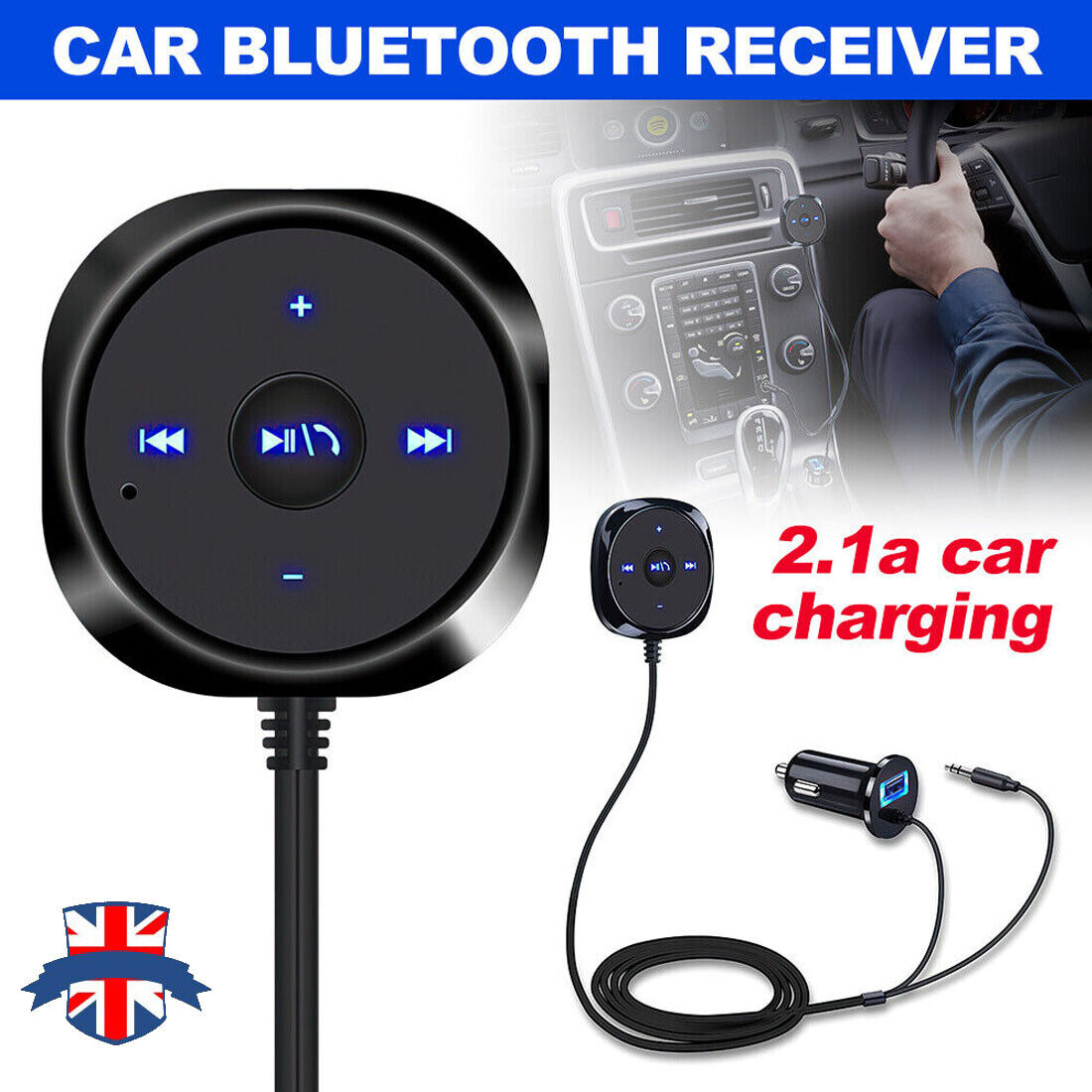 🚗AUX-in Bluetooth Wireless Receiver Adapter Dongle For Car Stereo Audio Speaker - Vortex Trends