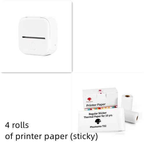 Portable Mini Thermal Label/Price Tag Printer | Photo Printer with Bluetooth