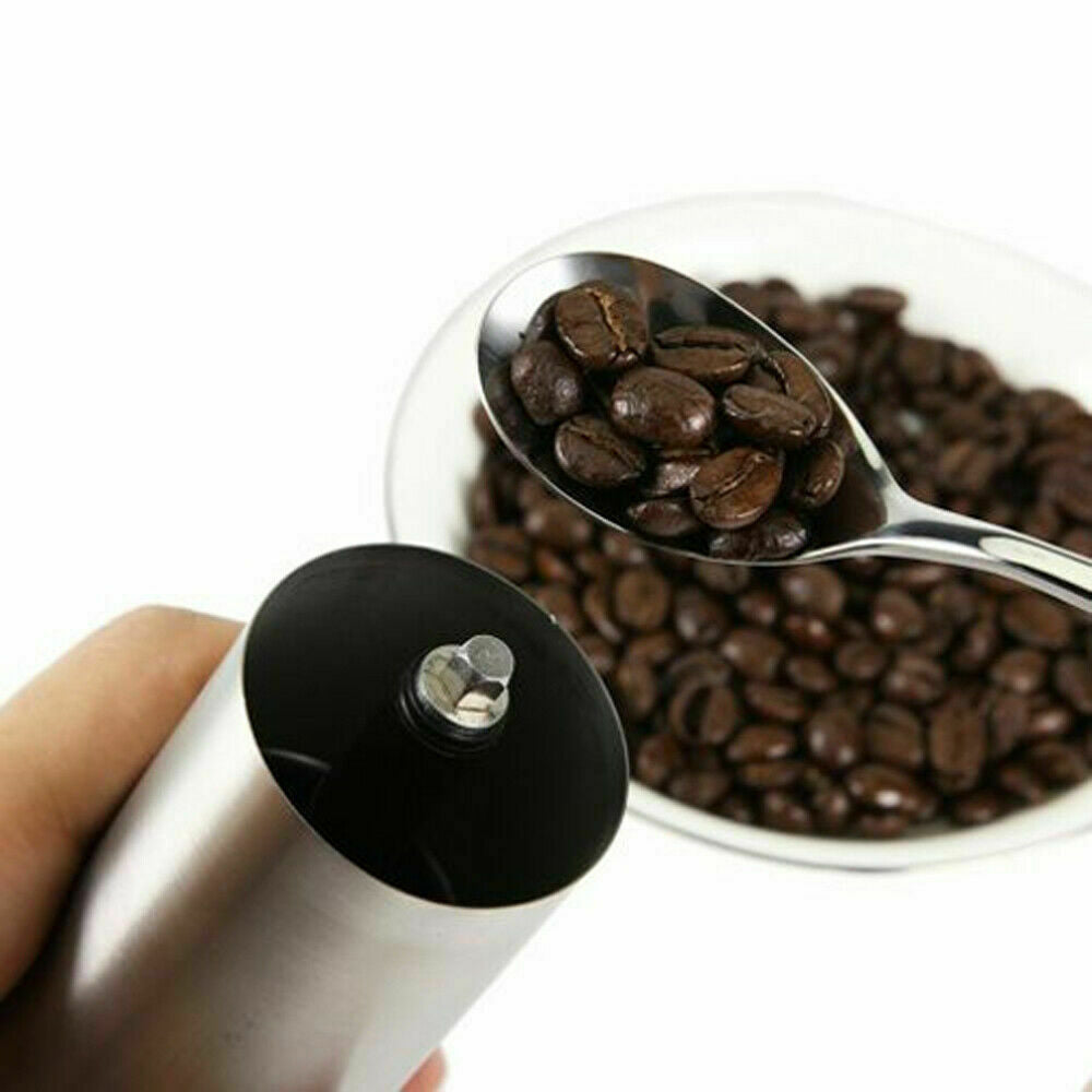 ♨️Manual Coffee Grinder | Stainless Steel Portable Hand Crank Coffee Mill Grinder |  Ceramic Conical Burr with Adjustable Coarseness for Home - Vortex Trends