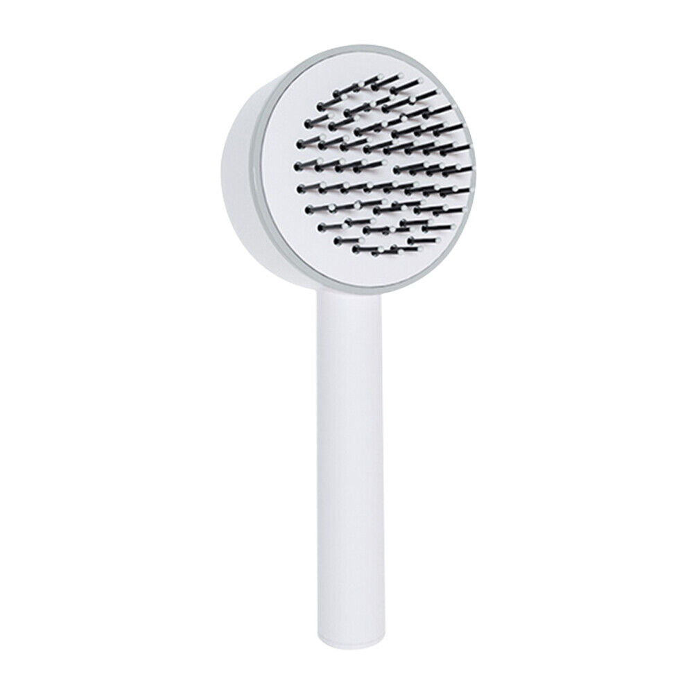 🧹3D Air Cushion Massager Brush With Retractable Bristles | Self Cleaning Hair Brush Massage | One-key Self-cleaning Hair Brush - Vortex Trends