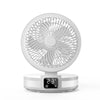 Portable Desk Electric Fan Wall Mounted Small Folding Portable Air Cooler Rechargeable Table Fan For Home Office - Vortex Trends