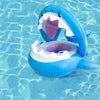 Inflatable Swimming Ring For Kids With Awning Shark Seat Ring Baby Float For Swimming Pool Toys Seat Removable Water Ring - Vortex Trends