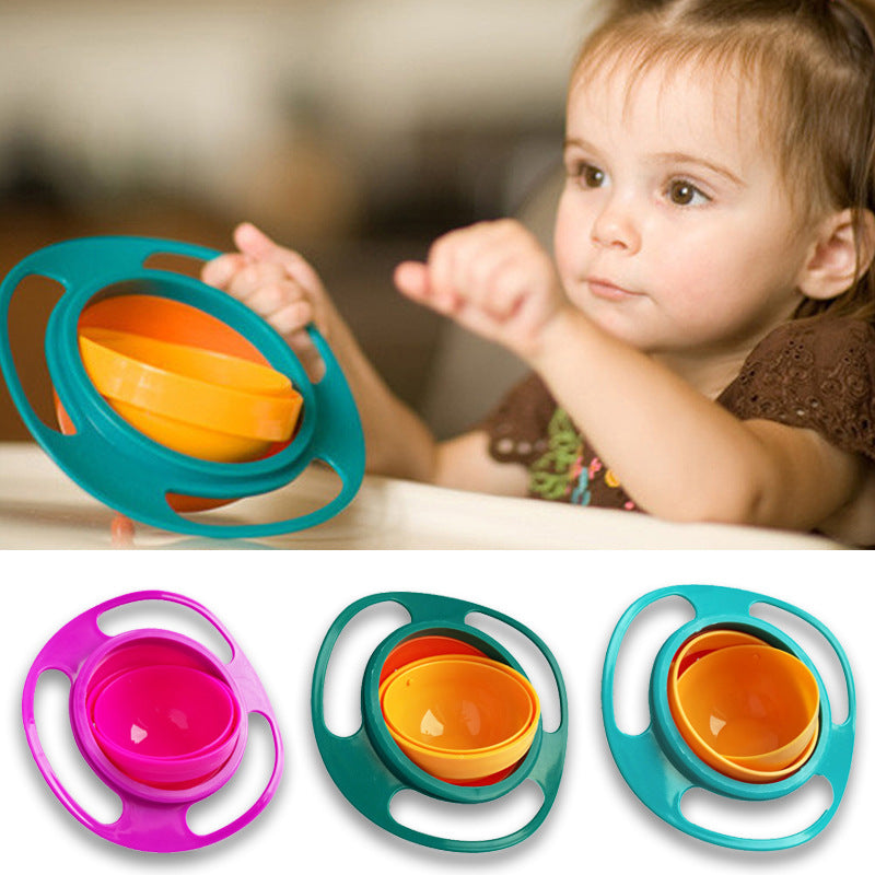 360 Rotate Universal Spill-proof Bowl Dishes - Vortex Trends