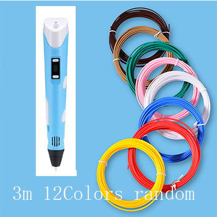 3D print pen 3D pen two generation graffiti 3D stereoscopic paintbrush children puzzle painting toys - Vortex Trends