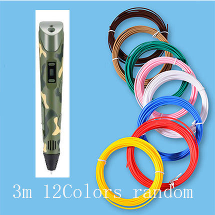 3D print pen 3D pen two generation graffiti 3D stereoscopic paintbrush children puzzle painting toys - Vortex Trends